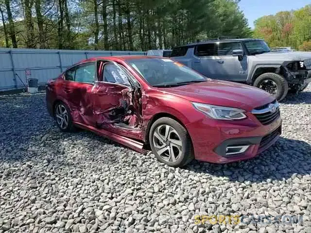 13 fotografías del automóvil dañado 4S3BWAM64N3003873 SUBARU LEGACY 2022