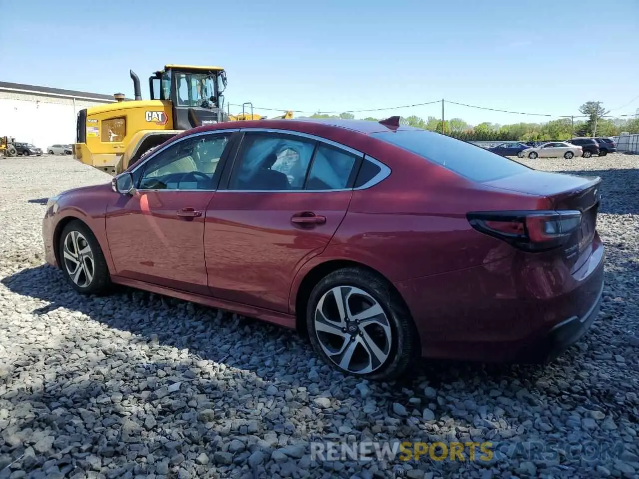 2 fotografías del automóvil dañado 4S3BWAM64N3003873 SUBARU LEGACY 2022