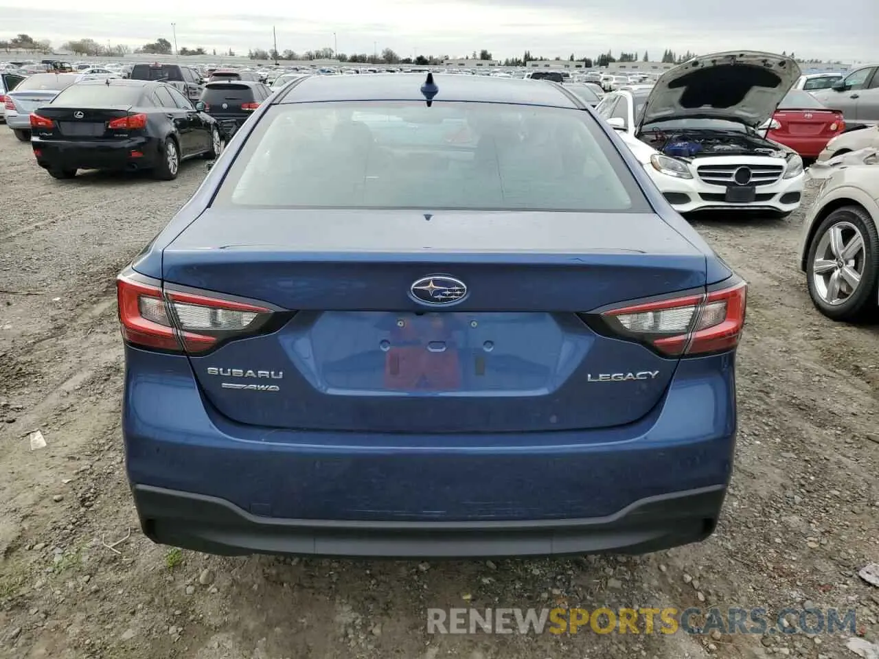 6 fotografías del automóvil dañado 4S3BWAN60N3010690 SUBARU LEGACY 2022