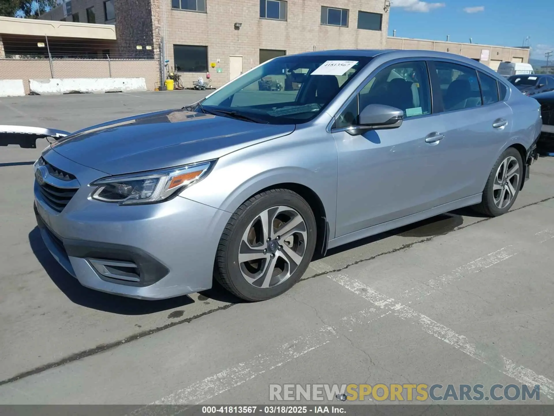 2 fotografías del automóvil dañado 4S3BWAN64N3026620 SUBARU LEGACY 2022