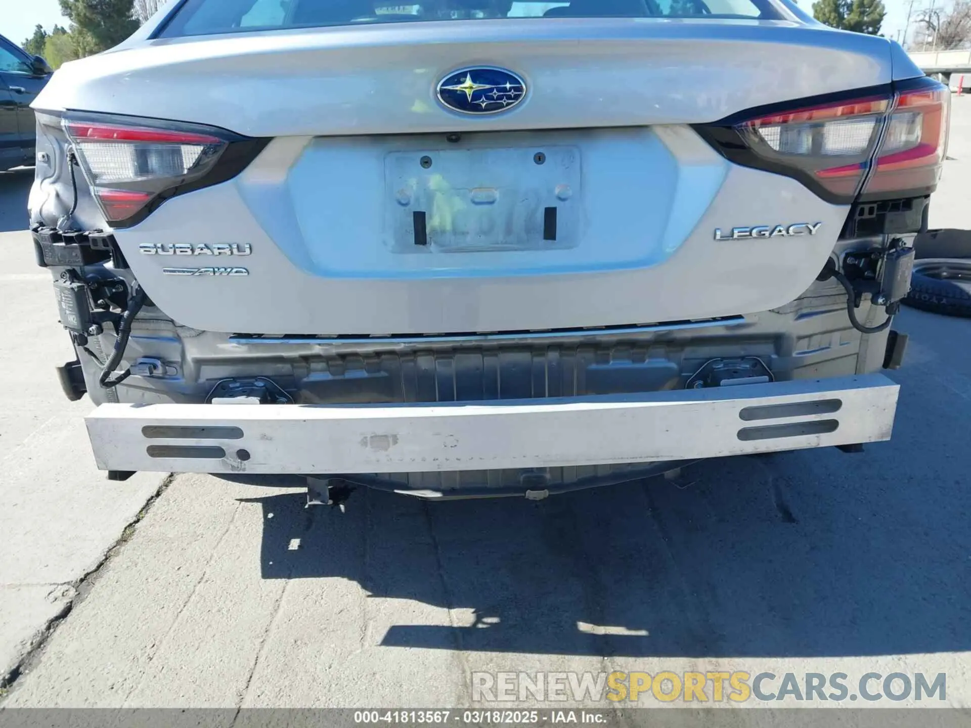 6 fotografías del automóvil dañado 4S3BWAN64N3026620 SUBARU LEGACY 2022