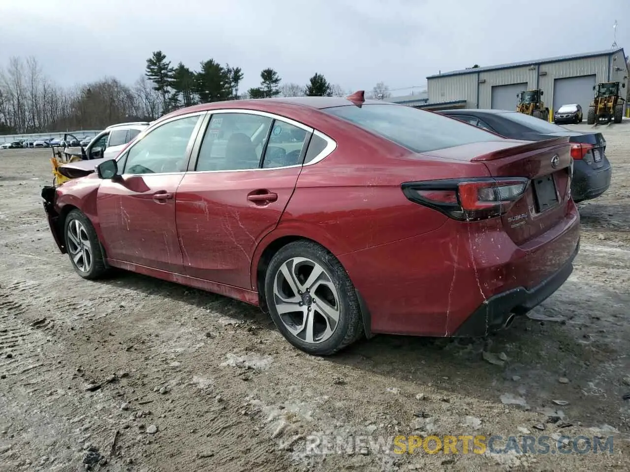 2 fotografías del automóvil dañado 4S3BWGN66N3012270 SUBARU LEGACY 2022