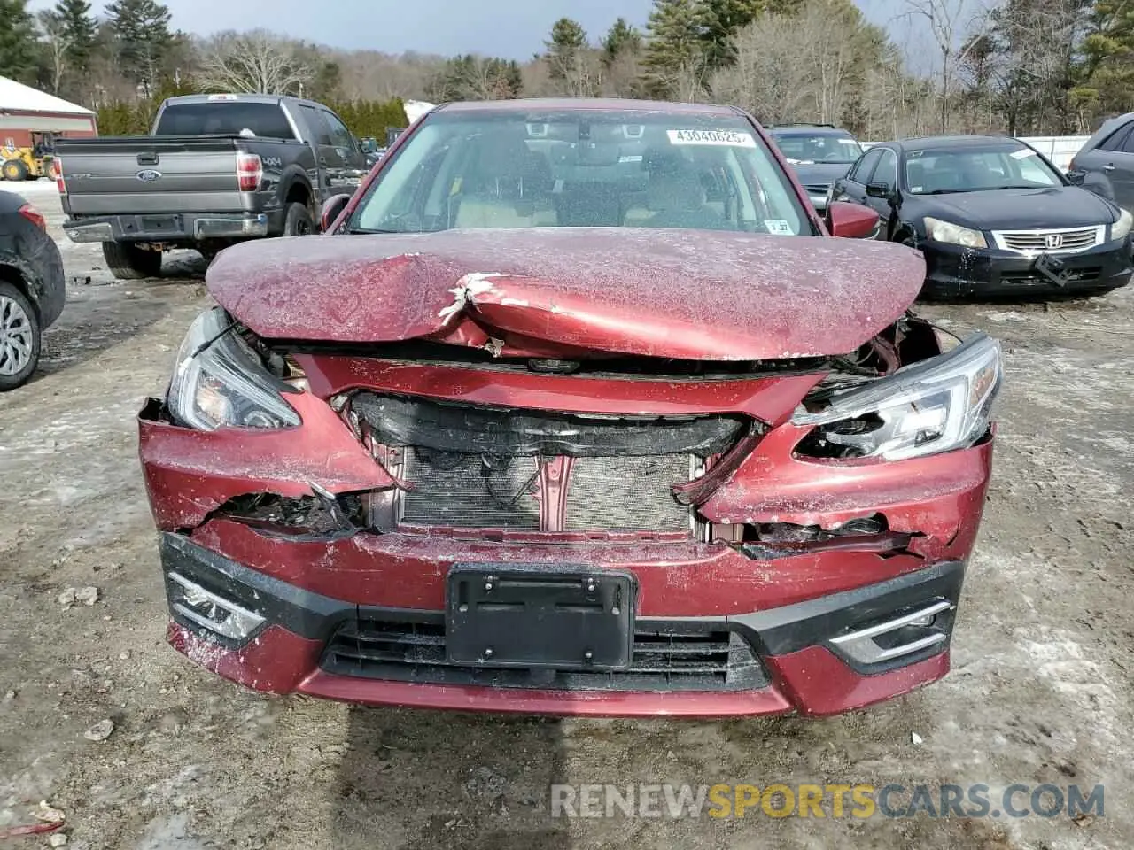 5 fotografías del automóvil dañado 4S3BWGN66N3012270 SUBARU LEGACY 2022