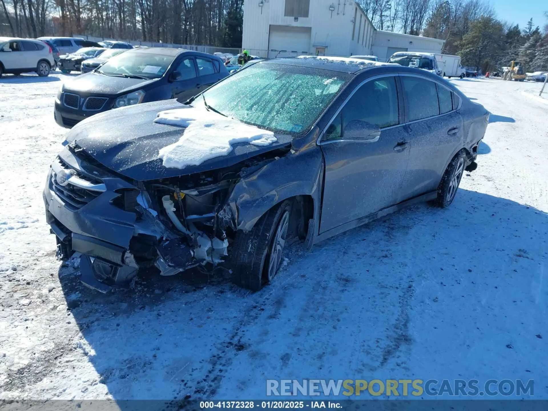 2 fotografías del automóvil dañado 4S3BWGN67N3020975 SUBARU LEGACY 2022