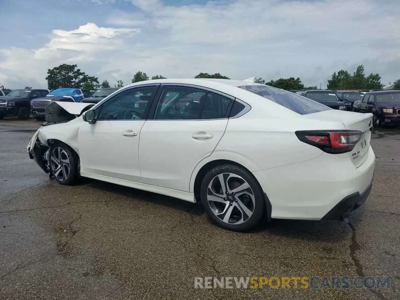 2 fotografías del automóvil dañado 4S3BWGN69N3004440 SUBARU LEGACY 2022
