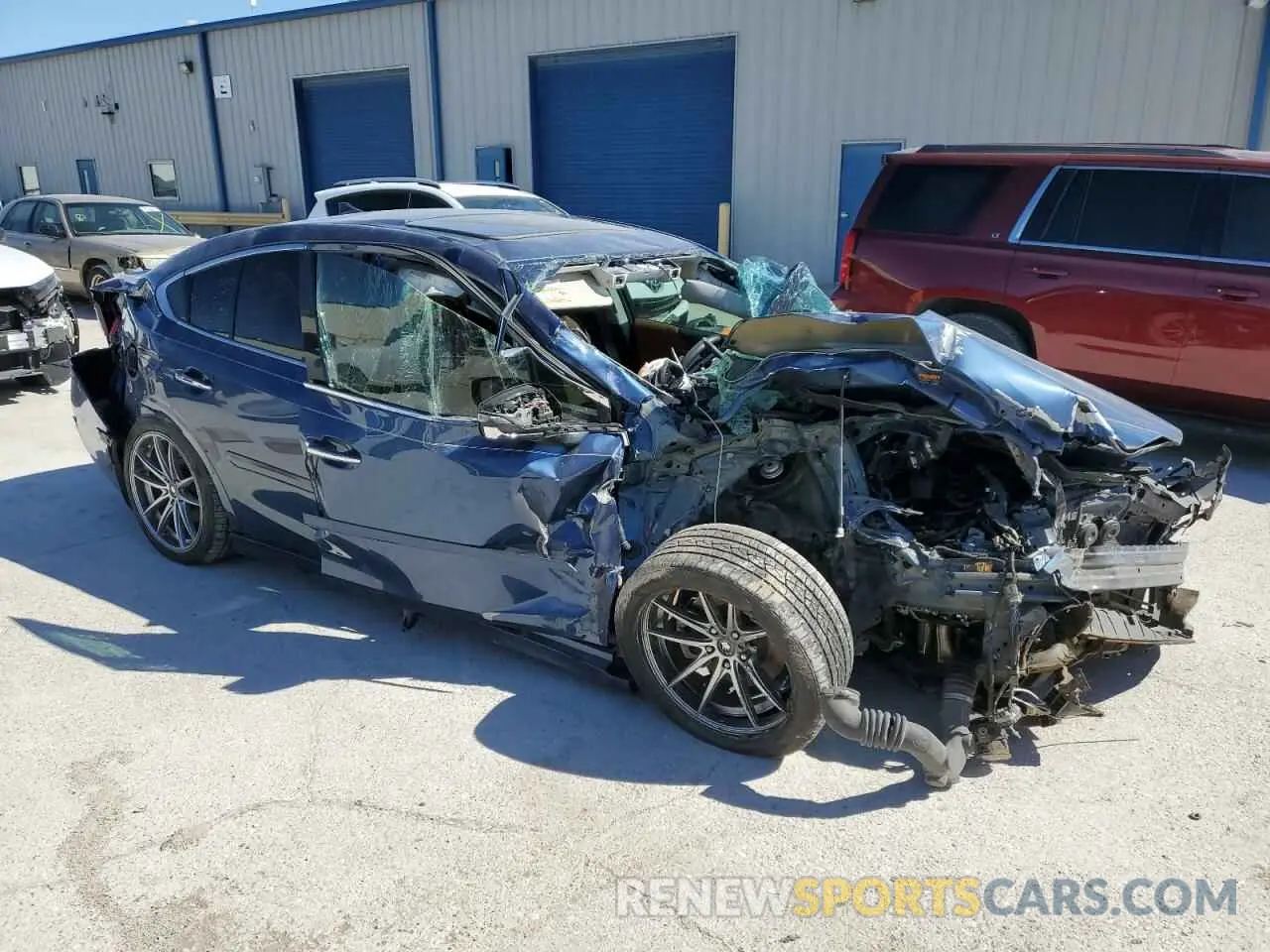 4 fotografías del automóvil dañado 4S3BWGP61N3028275 SUBARU LEGACY 2022