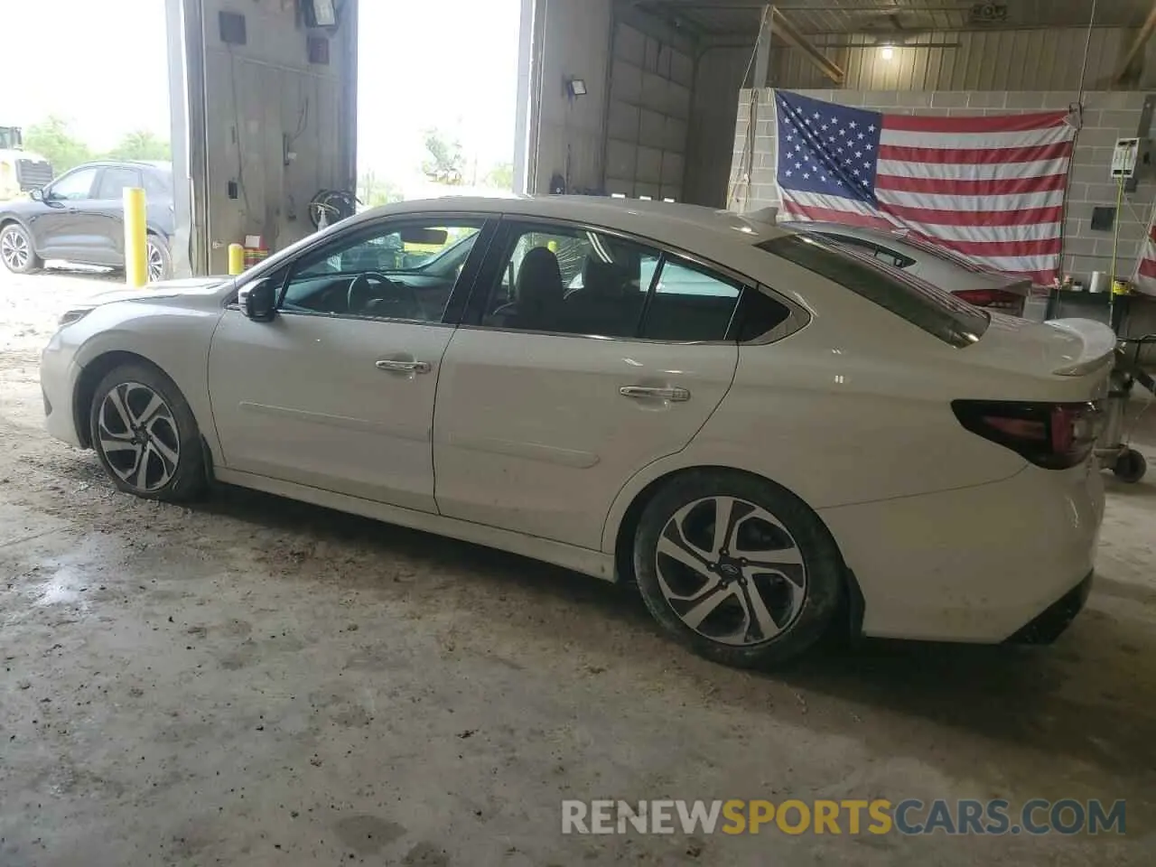 2 fotografías del automóvil dañado 4S3BWGP68N3008816 SUBARU LEGACY 2022