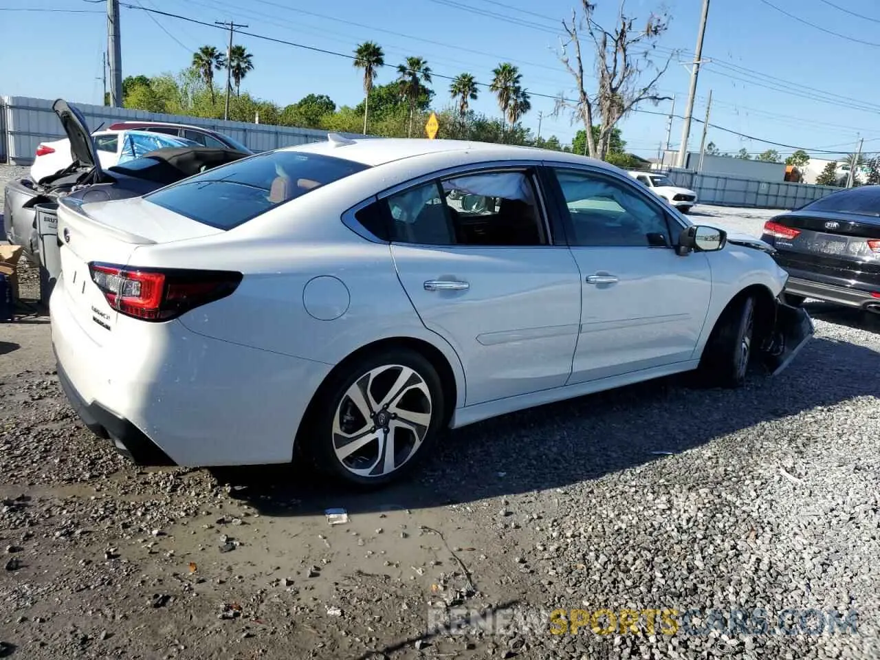 3 fotografías del automóvil dañado 4S3BWGP6XN3008770 SUBARU LEGACY 2022