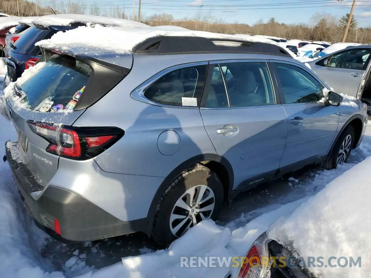 3 fotografías del automóvil dañado 4S4BTAAC3N3239364 SUBARU LEGACY 2022