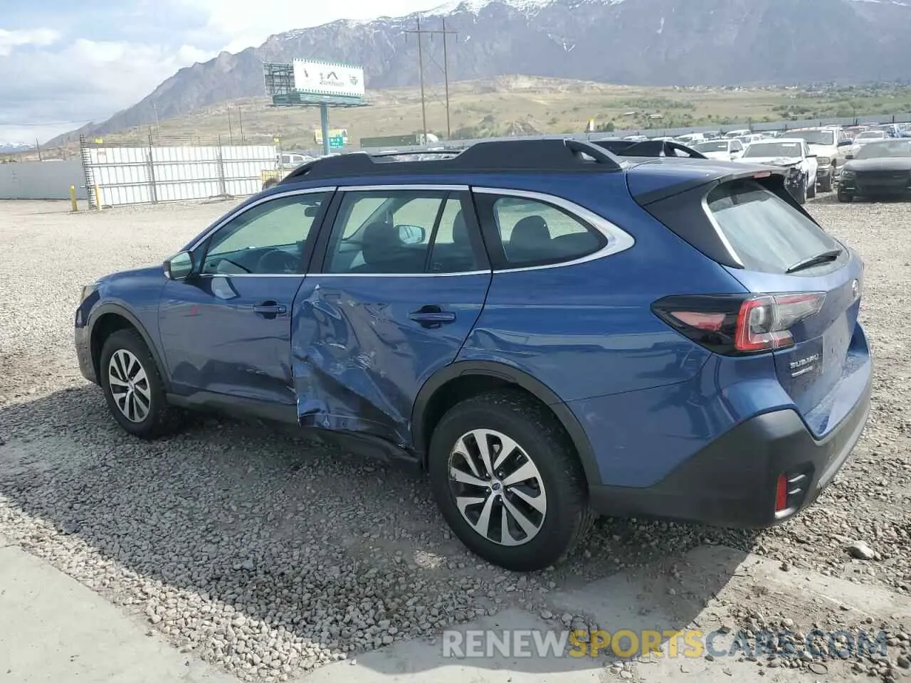 2 fotografías del automóvil dañado 4S4BTAAC5N3259812 SUBARU LEGACY 2022