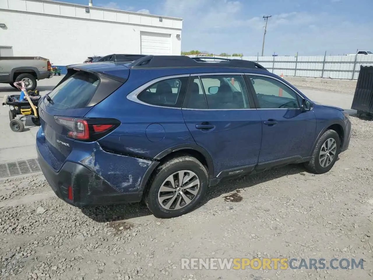 3 fotografías del automóvil dañado 4S4BTAAC5N3259812 SUBARU LEGACY 2022