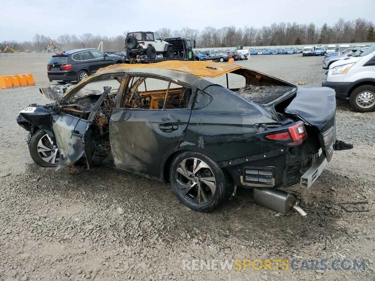 2 fotografías del automóvil dañado 4S3BWAC63P3014285 SUBARU LEGACY 2023