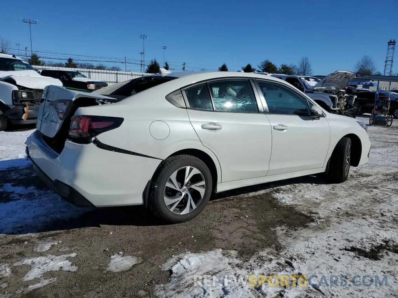 3 fotografías del automóvil dañado 4S3BWAC67P3015245 SUBARU LEGACY 2023