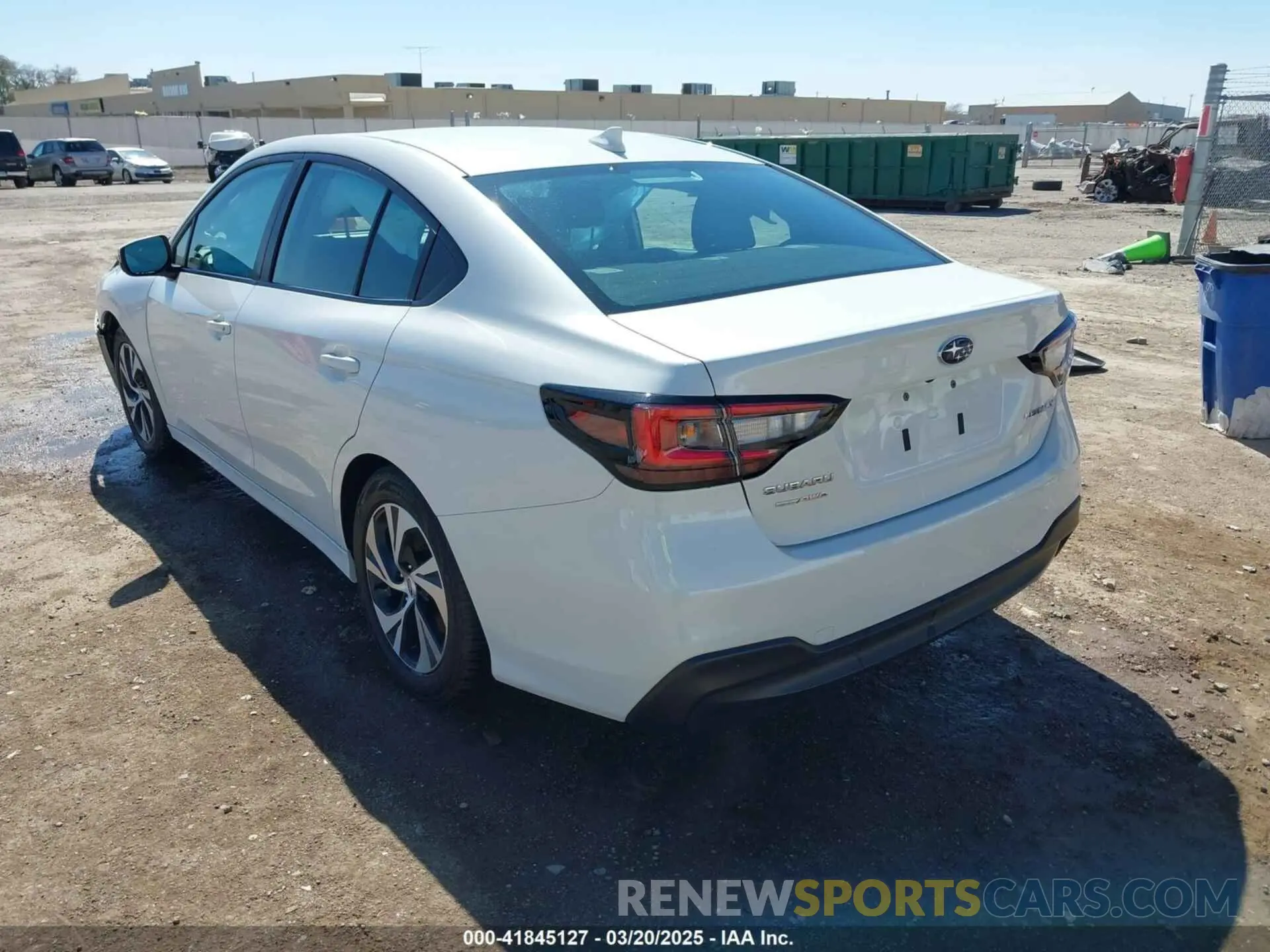 3 fotografías del automóvil dañado 4S3BWAF66P3005429 SUBARU LEGACY 2023