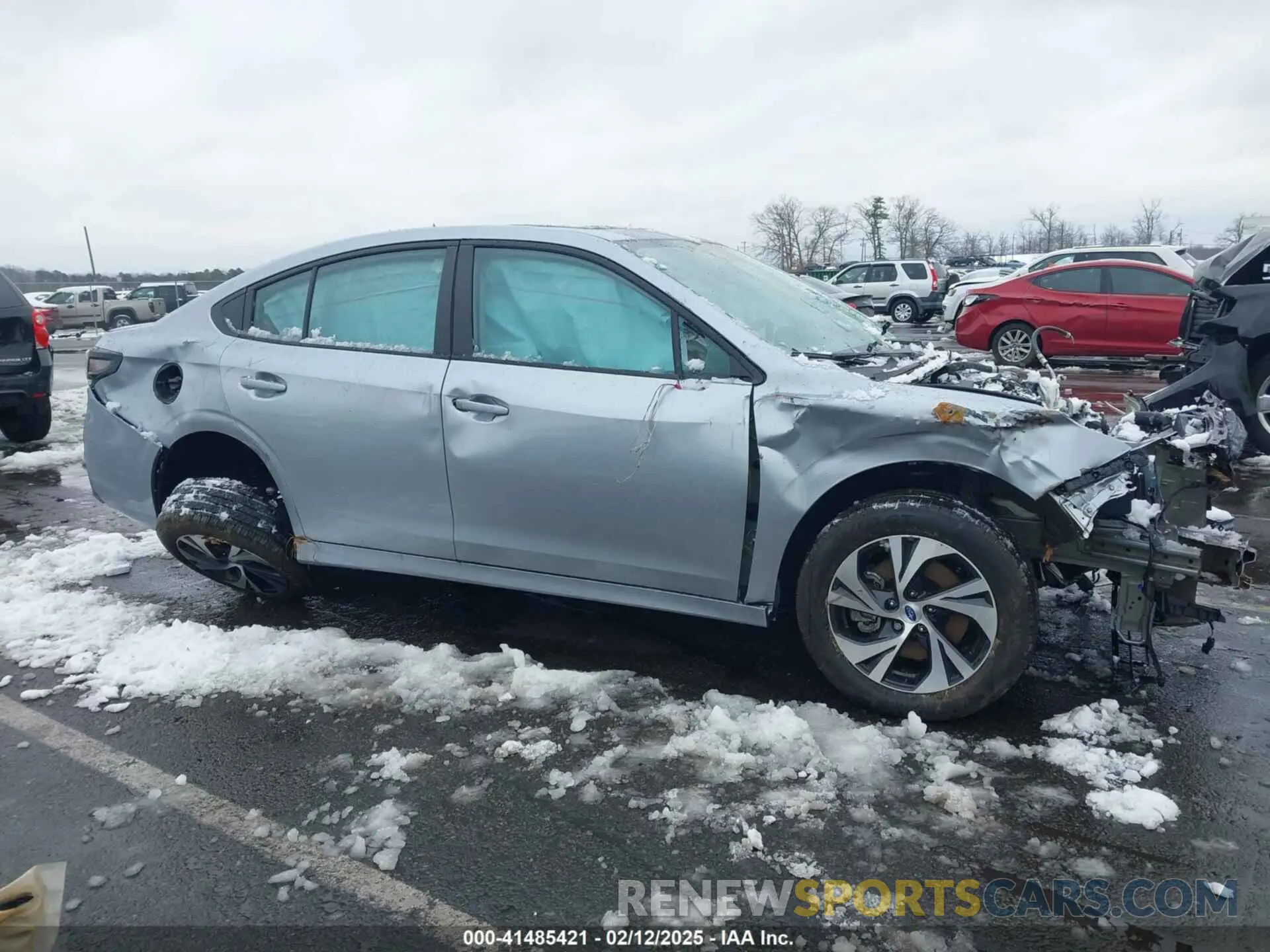 12 fotografías del automóvil dañado 4S3BWAF68P3010213 SUBARU LEGACY 2023