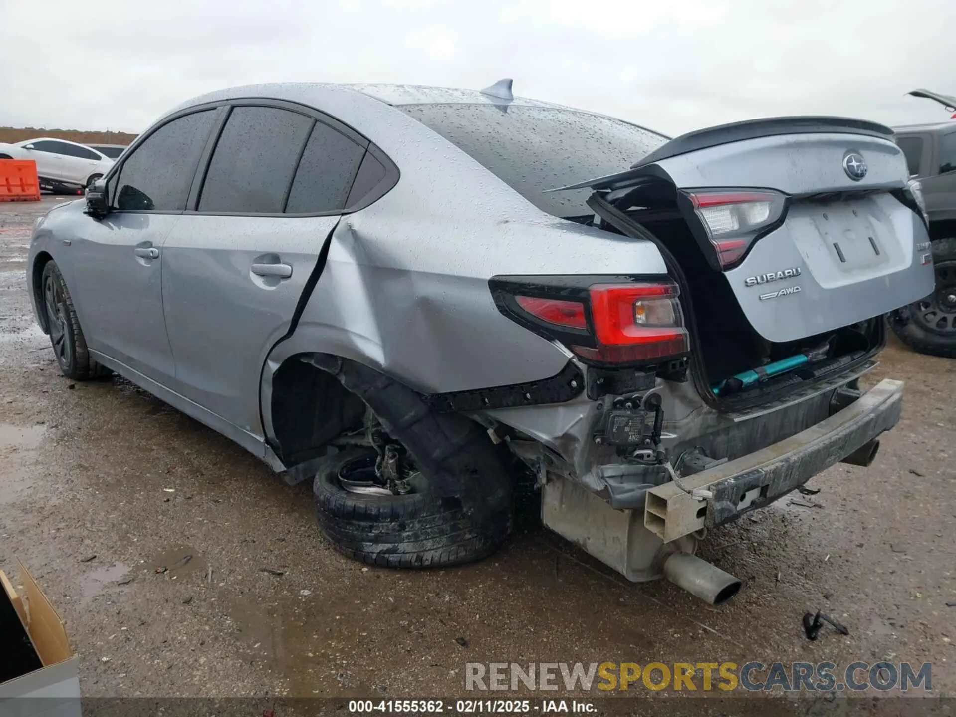 3 fotografías del automóvil dañado 4S3BWGG61P3002679 SUBARU LEGACY 2023