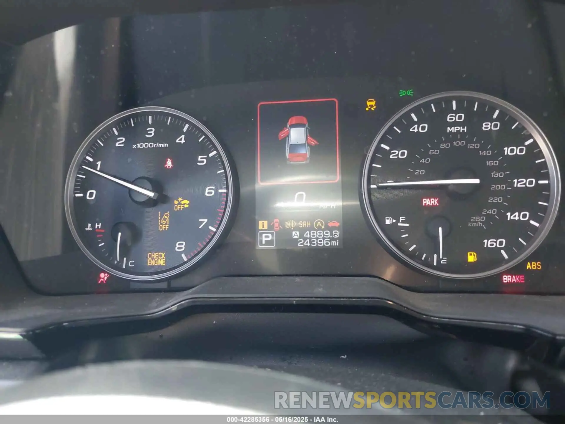 7 fotografías del automóvil dañado 4S3BWAC66R3019581 SUBARU LEGACY 2024