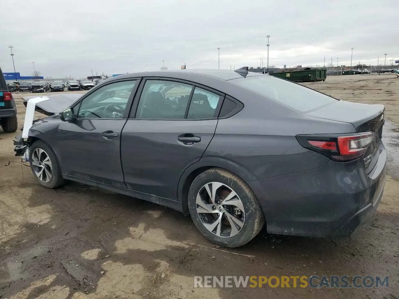 2 fotografías del automóvil dañado 4S3BWAD60R3010650 SUBARU LEGACY 2024