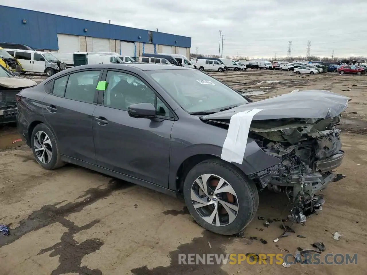 4 fotografías del automóvil dañado 4S3BWAD60R3010650 SUBARU LEGACY 2024