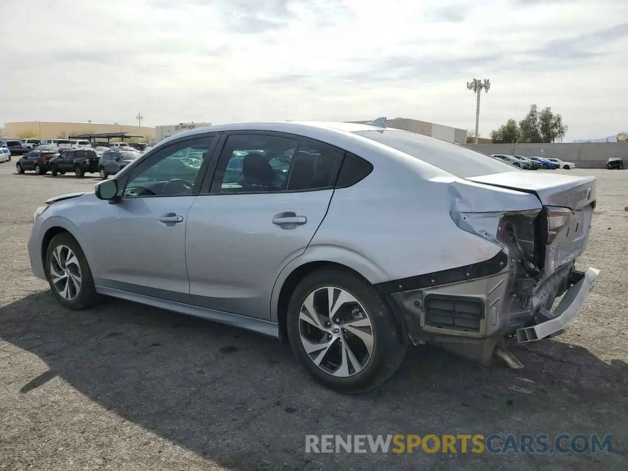 2 fotografías del automóvil dañado 4S3BWAD65R3007307 SUBARU LEGACY 2024
