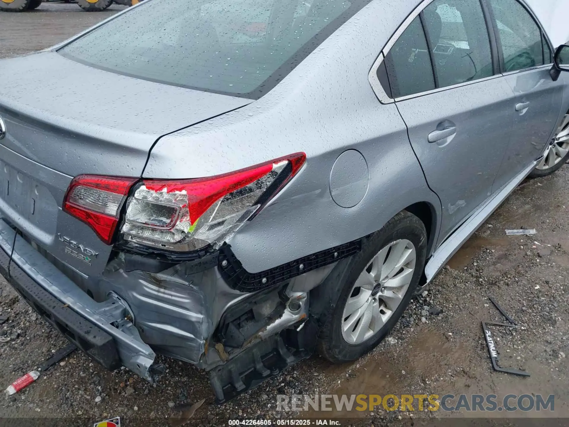 6 fotografías del automóvil dañado 4S3BWAD65R3029128 SUBARU LEGACY 2024