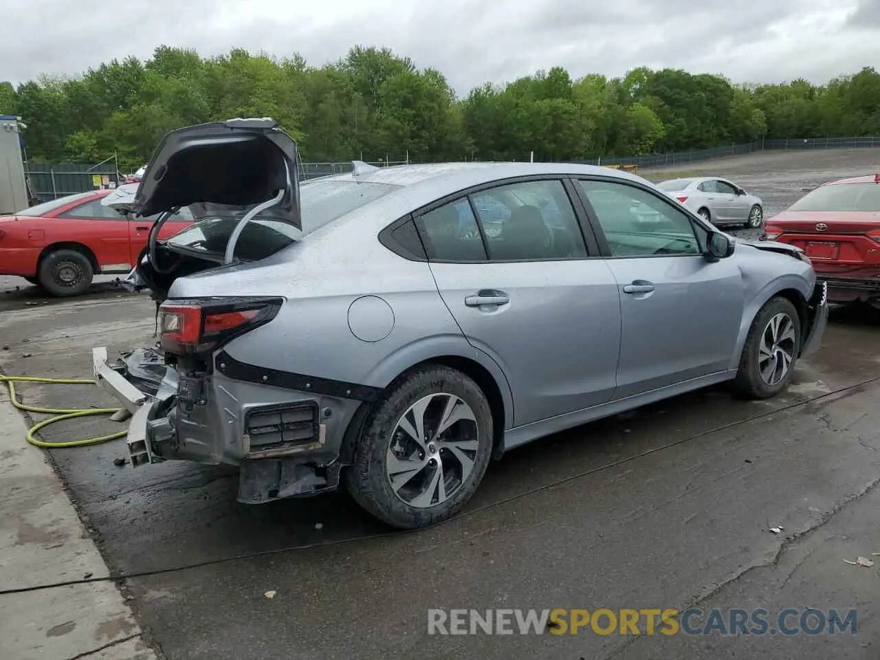 3 fotografías del automóvil dañado 4S3BWAD67R3018101 SUBARU LEGACY 2024