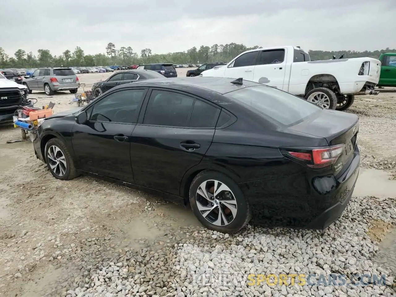2 fotografías del automóvil dañado 4S3BWAD67R3018308 SUBARU LEGACY 2024