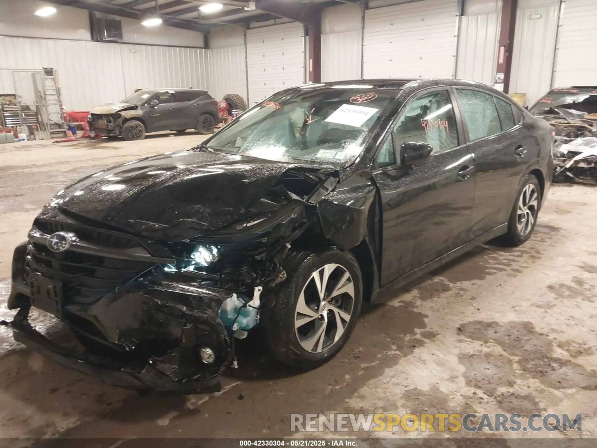 2 fotografías del automóvil dañado 4S3BWAD6XR3013328 SUBARU LEGACY 2024