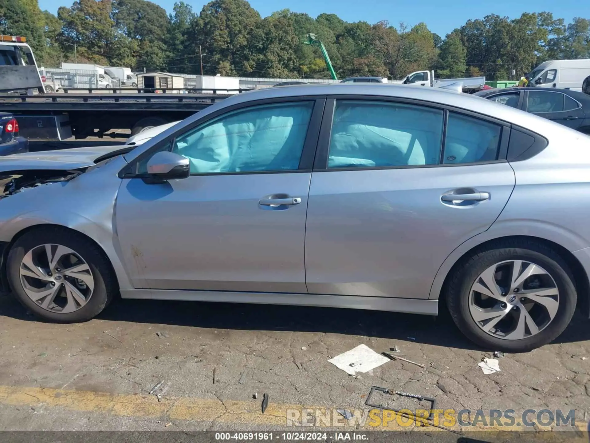 14 fotografías del automóvil dañado 4S3BWAF63R3011594 SUBARU LEGACY 2024