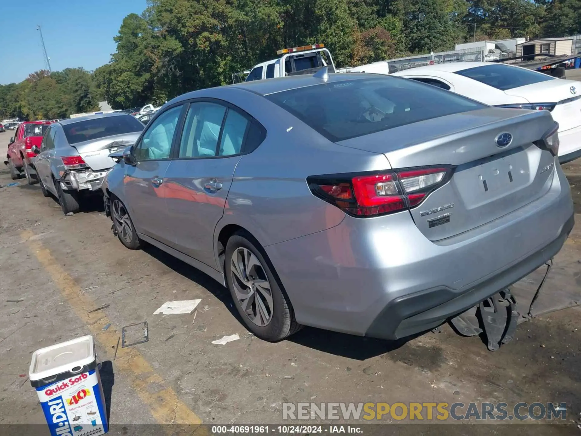 3 fotografías del automóvil dañado 4S3BWAF63R3011594 SUBARU LEGACY 2024