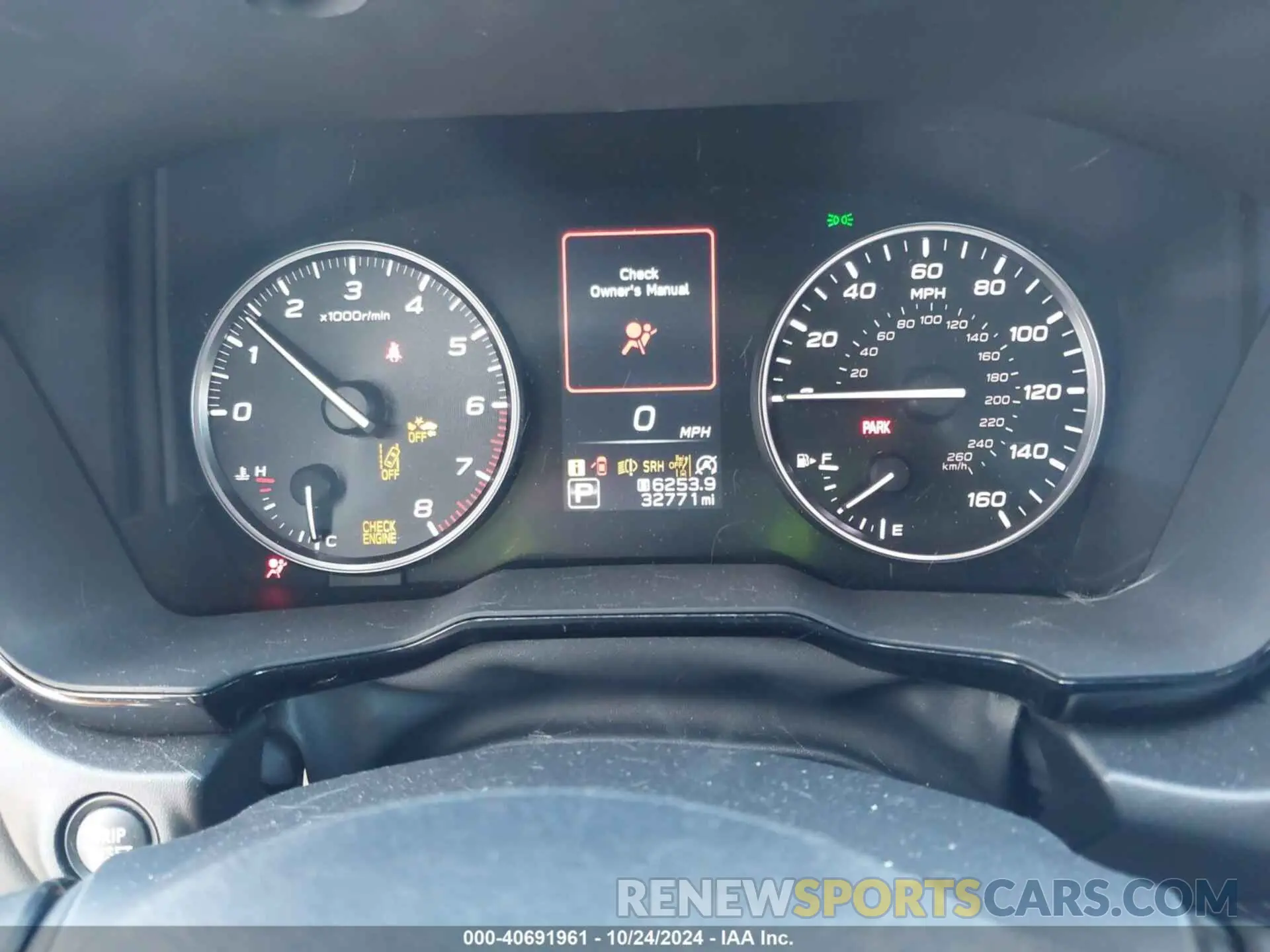 7 fotografías del automóvil dañado 4S3BWAF63R3011594 SUBARU LEGACY 2024
