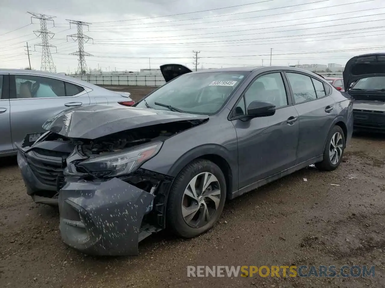 1 fotografías del automóvil dañado 4S3BWAF63R3021199 SUBARU LEGACY 2024