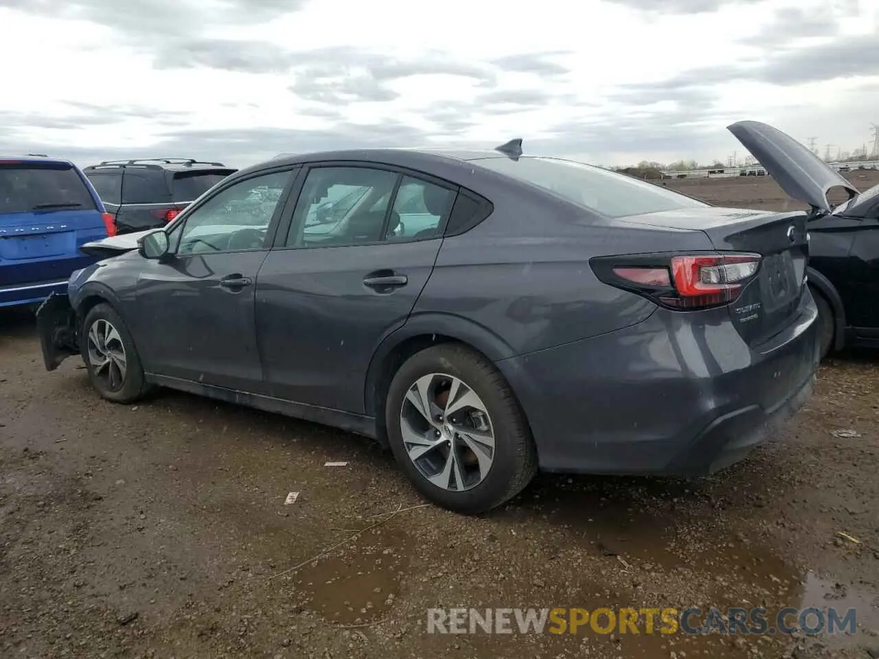 2 fotografías del automóvil dañado 4S3BWAF63R3021199 SUBARU LEGACY 2024