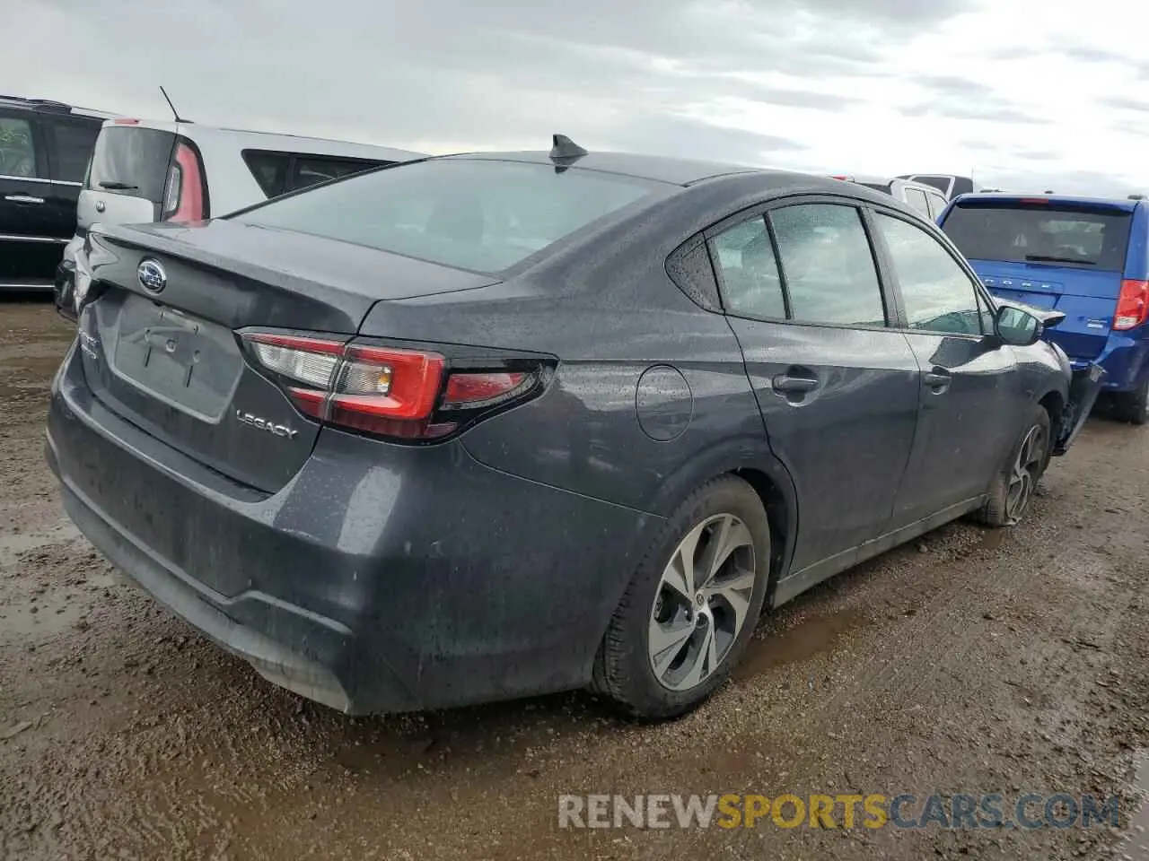 3 fotografías del automóvil dañado 4S3BWAF63R3021199 SUBARU LEGACY 2024