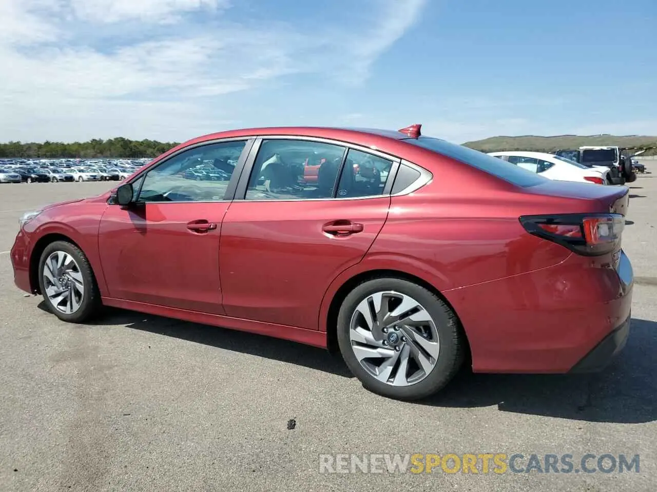 2 fotografías del automóvil dañado 4S3BWAN61R3022627 SUBARU LEGACY 2024