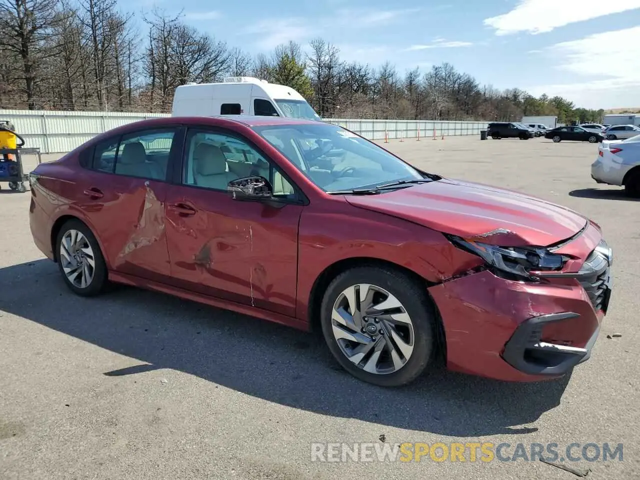 4 fotografías del automóvil dañado 4S3BWAN61R3022627 SUBARU LEGACY 2024