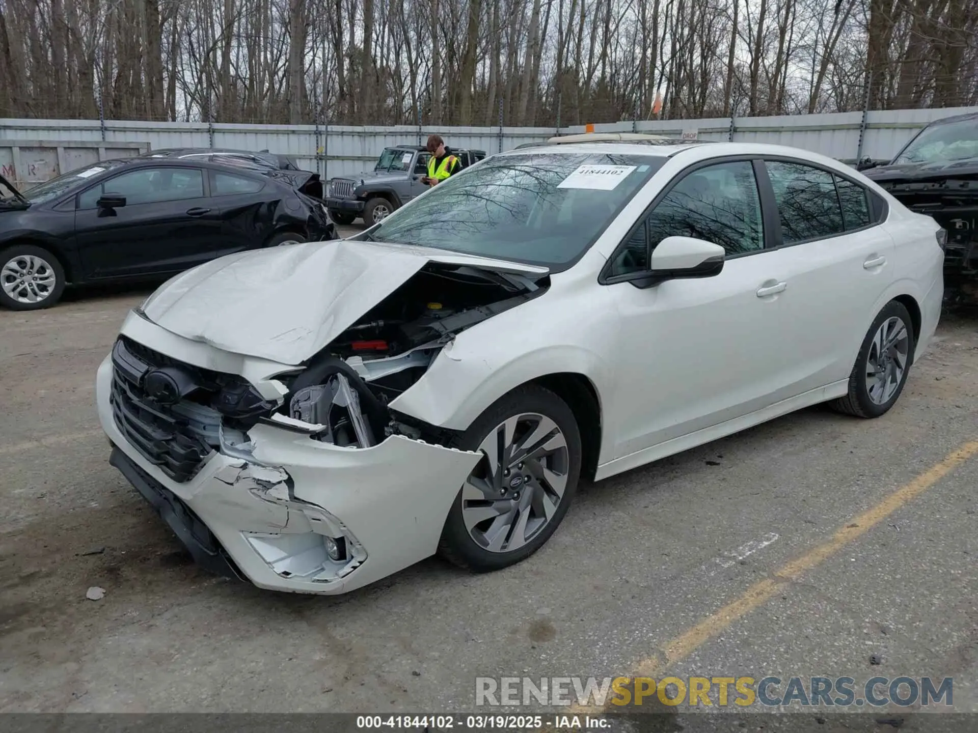 2 fotografías del automóvil dañado 4S3BWAN62R3021146 SUBARU LEGACY 2024