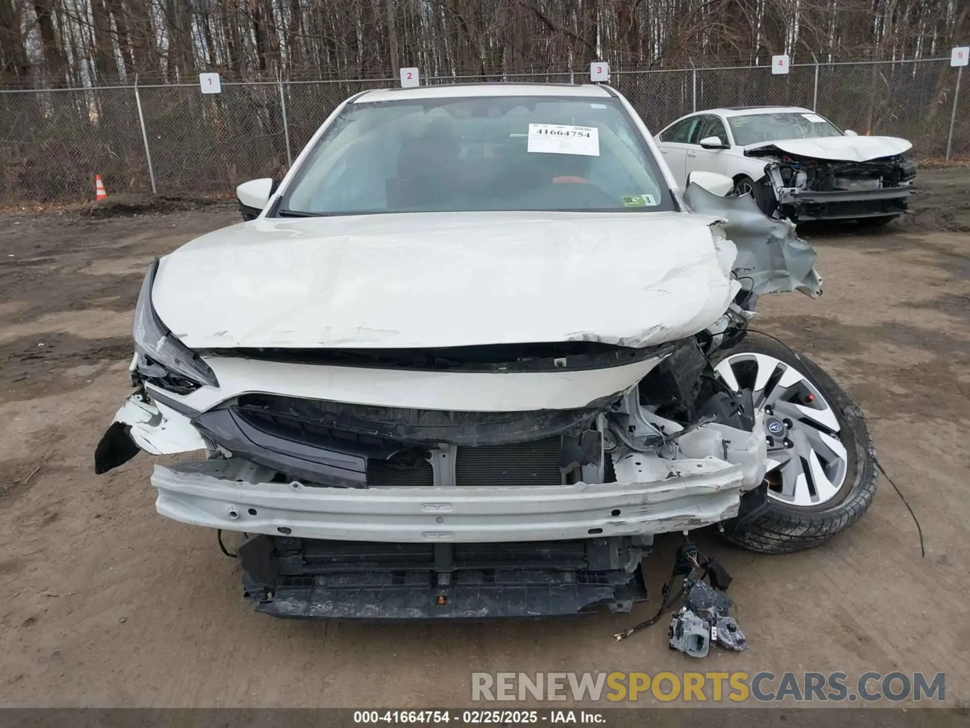 12 fotografías del automóvil dañado 4S3BWAN65R3007144 SUBARU LEGACY 2024