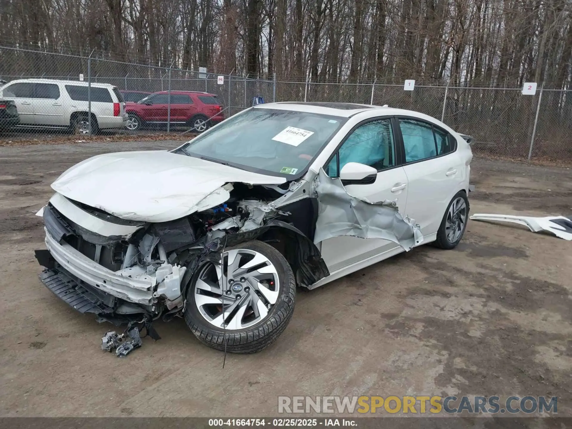 2 fotografías del automóvil dañado 4S3BWAN65R3007144 SUBARU LEGACY 2024