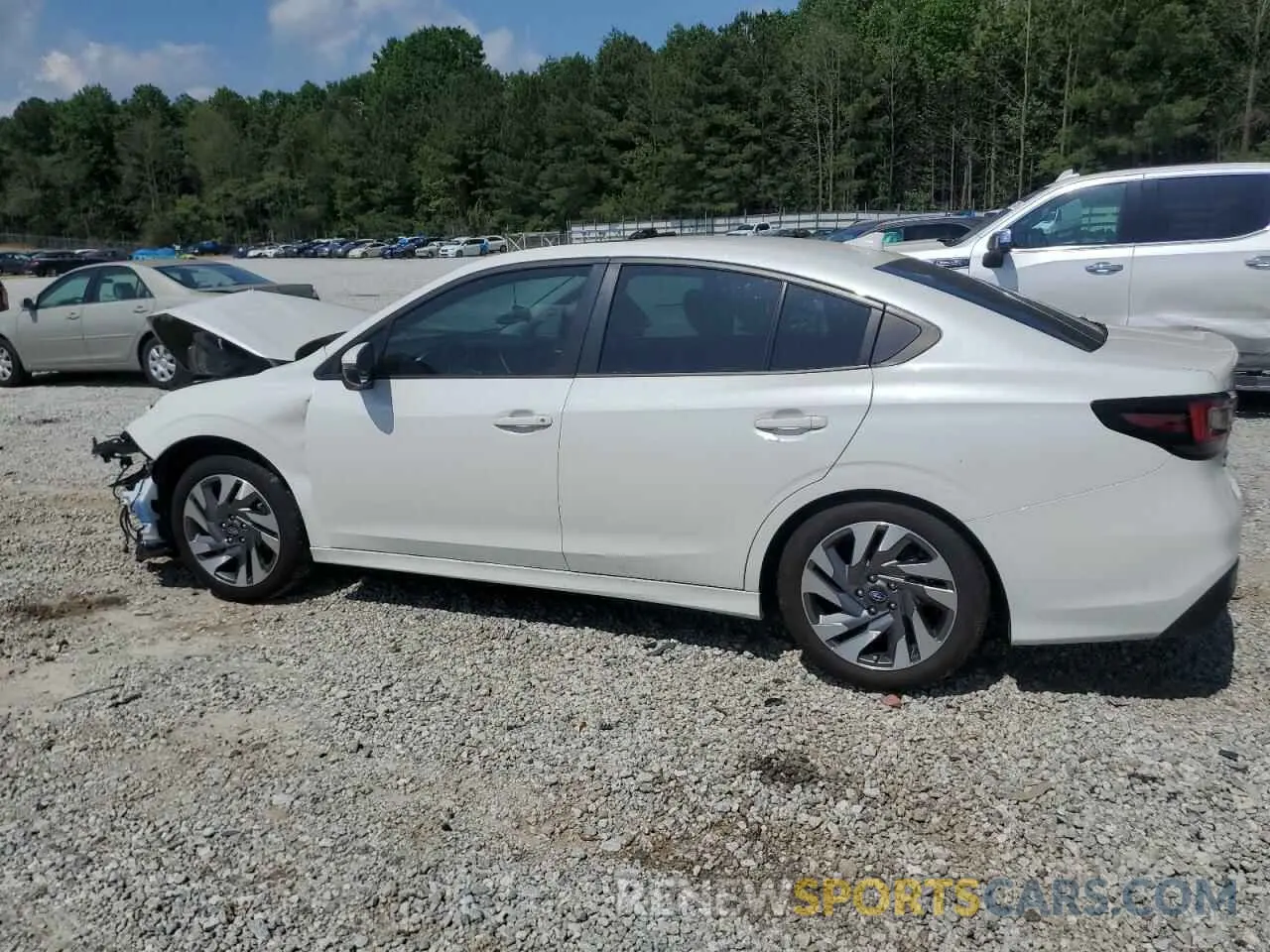 2 fotografías del automóvil dañado 4S3BWAN66R3002518 SUBARU LEGACY 2024