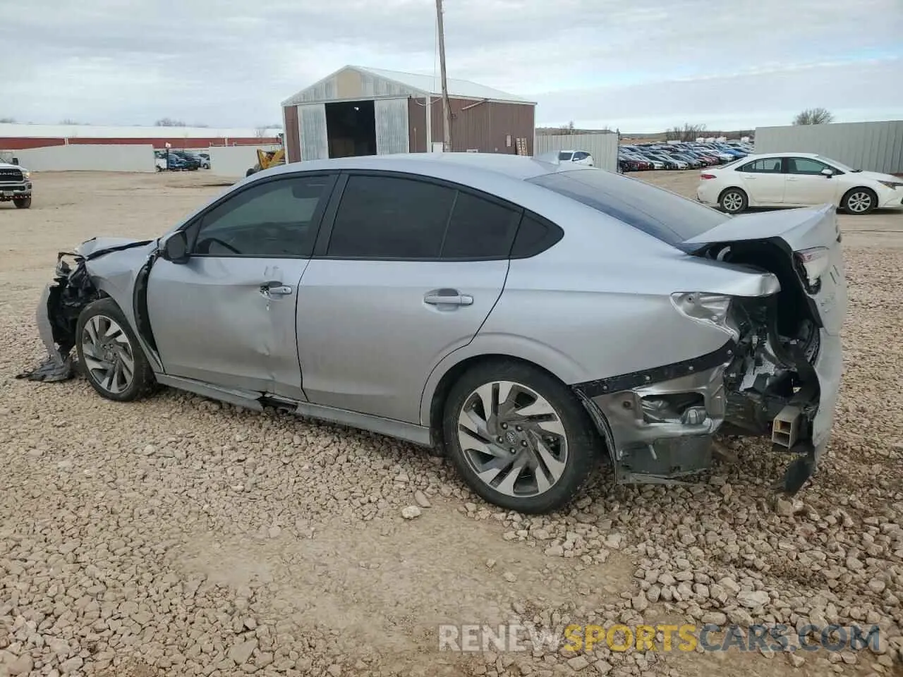 2 fotografías del automóvil dañado 4S3BWAN68R3009812 SUBARU LEGACY 2024
