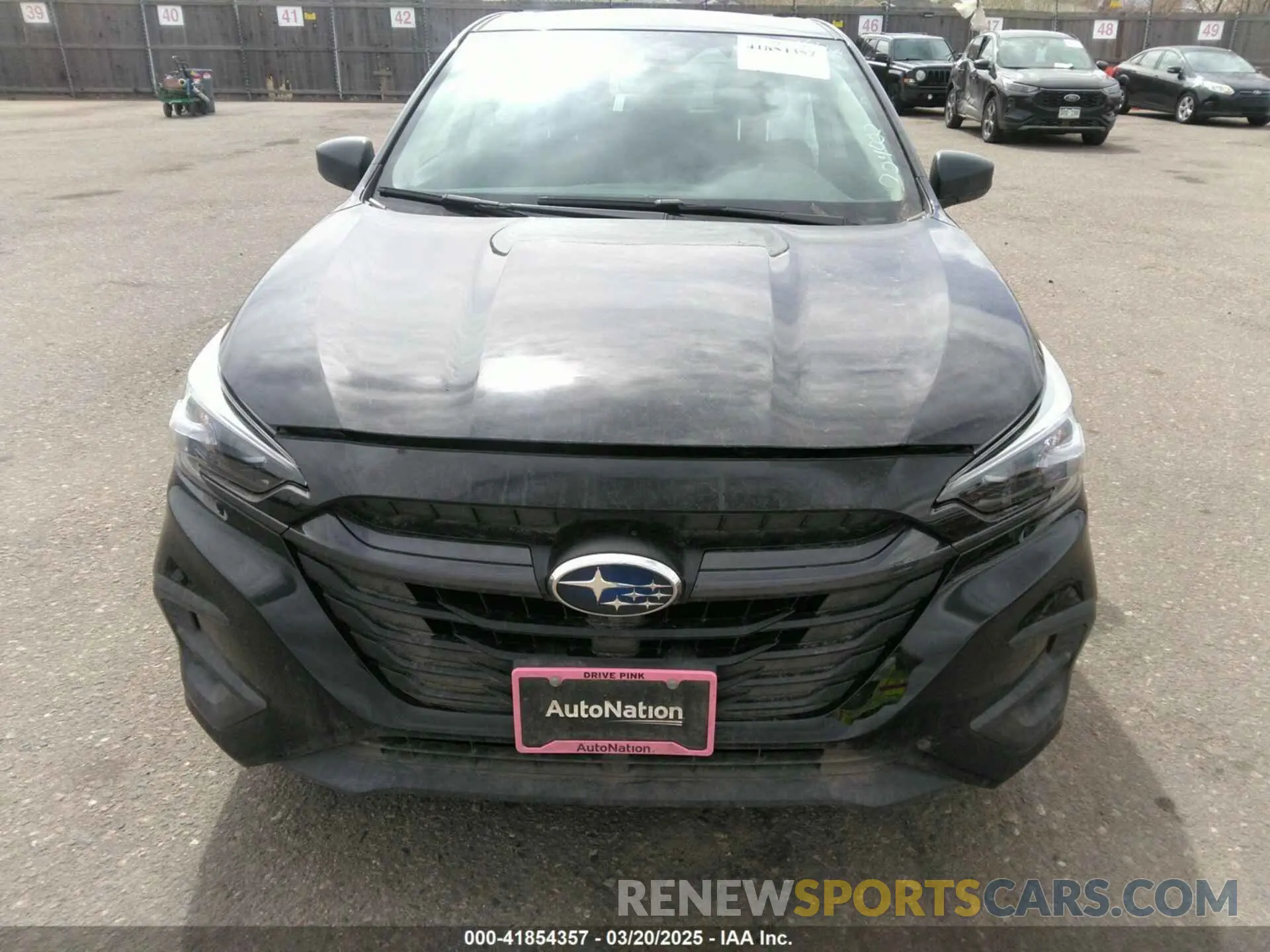 12 fotografías del automóvil dañado 4S3BWAB60S3004002 SUBARU LEGACY 2025