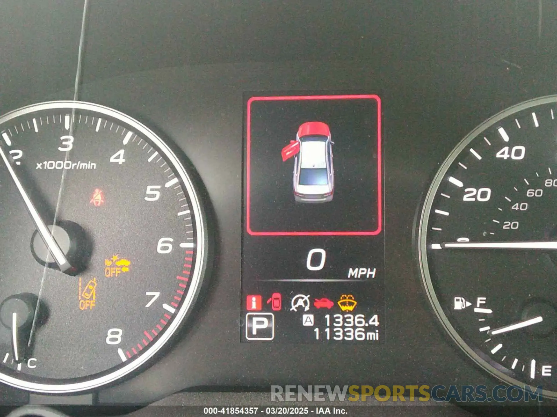 15 fotografías del automóvil dañado 4S3BWAB60S3004002 SUBARU LEGACY 2025