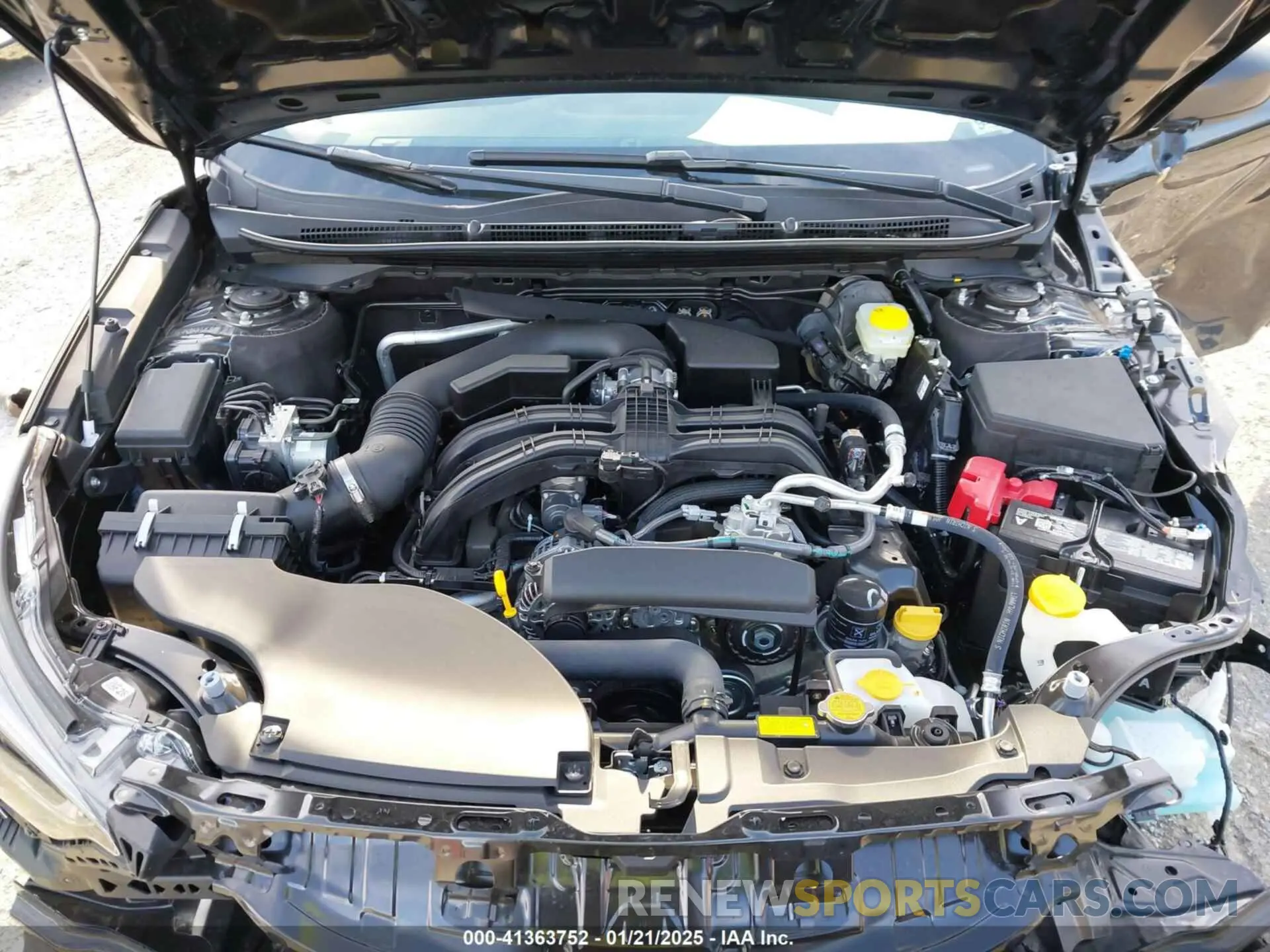 10 fotografías del automóvil dañado 4S3BWAB64S3006853 SUBARU LEGACY 2025