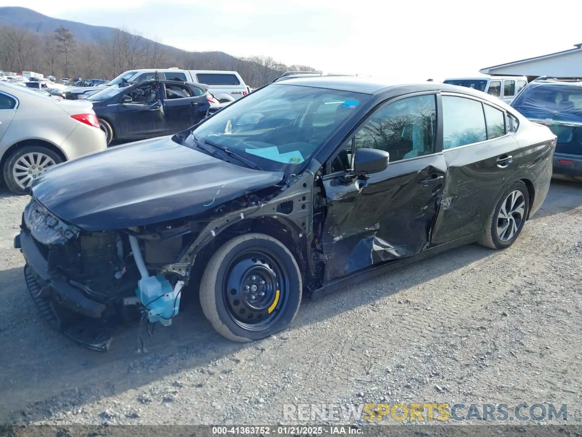 6 fotografías del automóvil dañado 4S3BWAB64S3006853 SUBARU LEGACY 2025