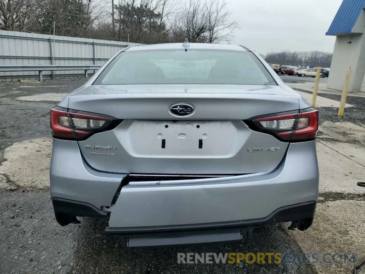 6 fotografías del automóvil dañado 4S3BWAB68S3003468 SUBARU LEGACY 2025