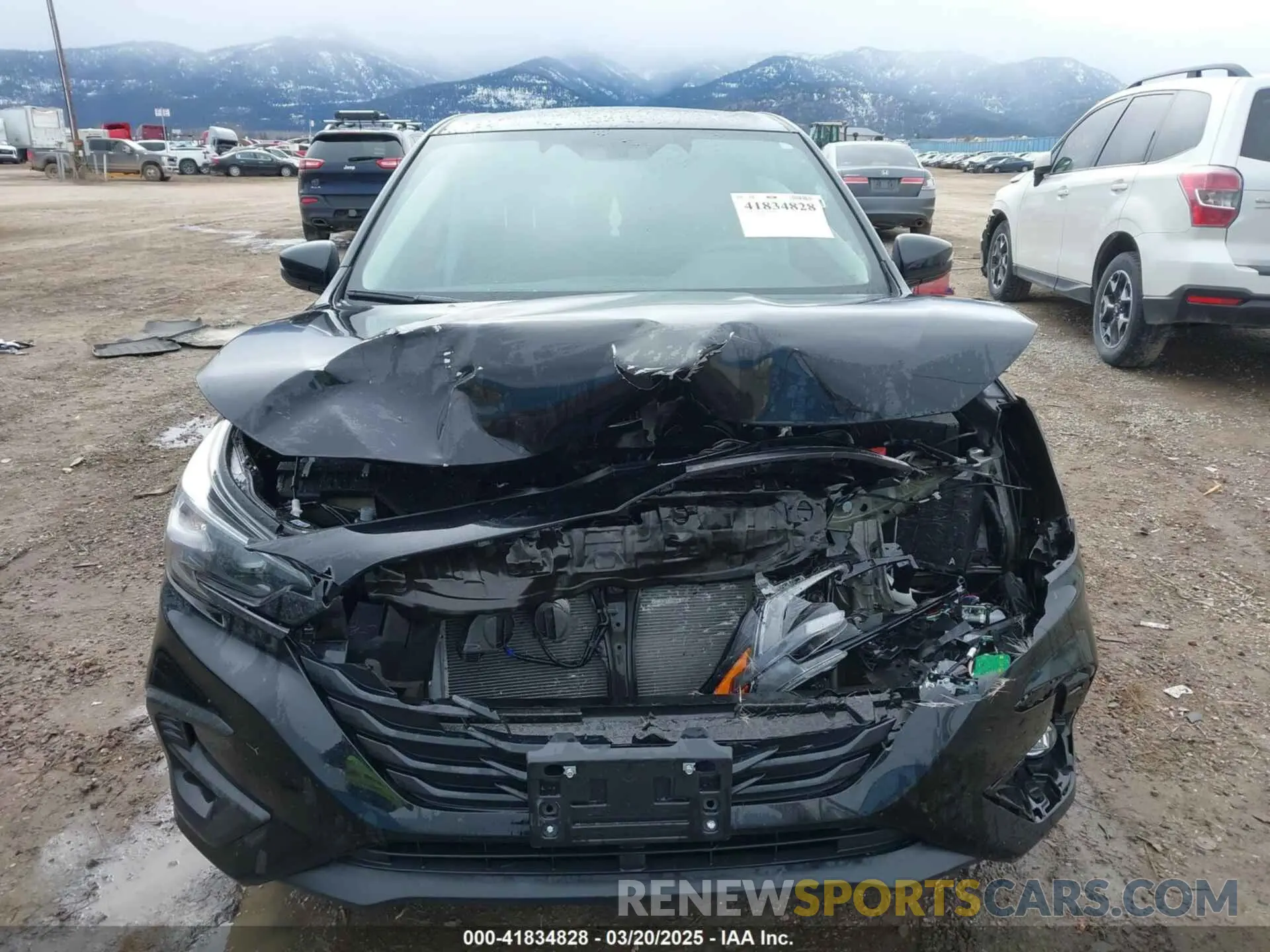 13 fotografías del automóvil dañado 4S3BWAD61S3010257 SUBARU LEGACY 2025