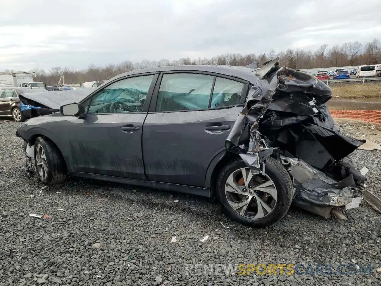 2 fotografías del automóvil dañado 4S3BWAD68S3004181 SUBARU LEGACY 2025