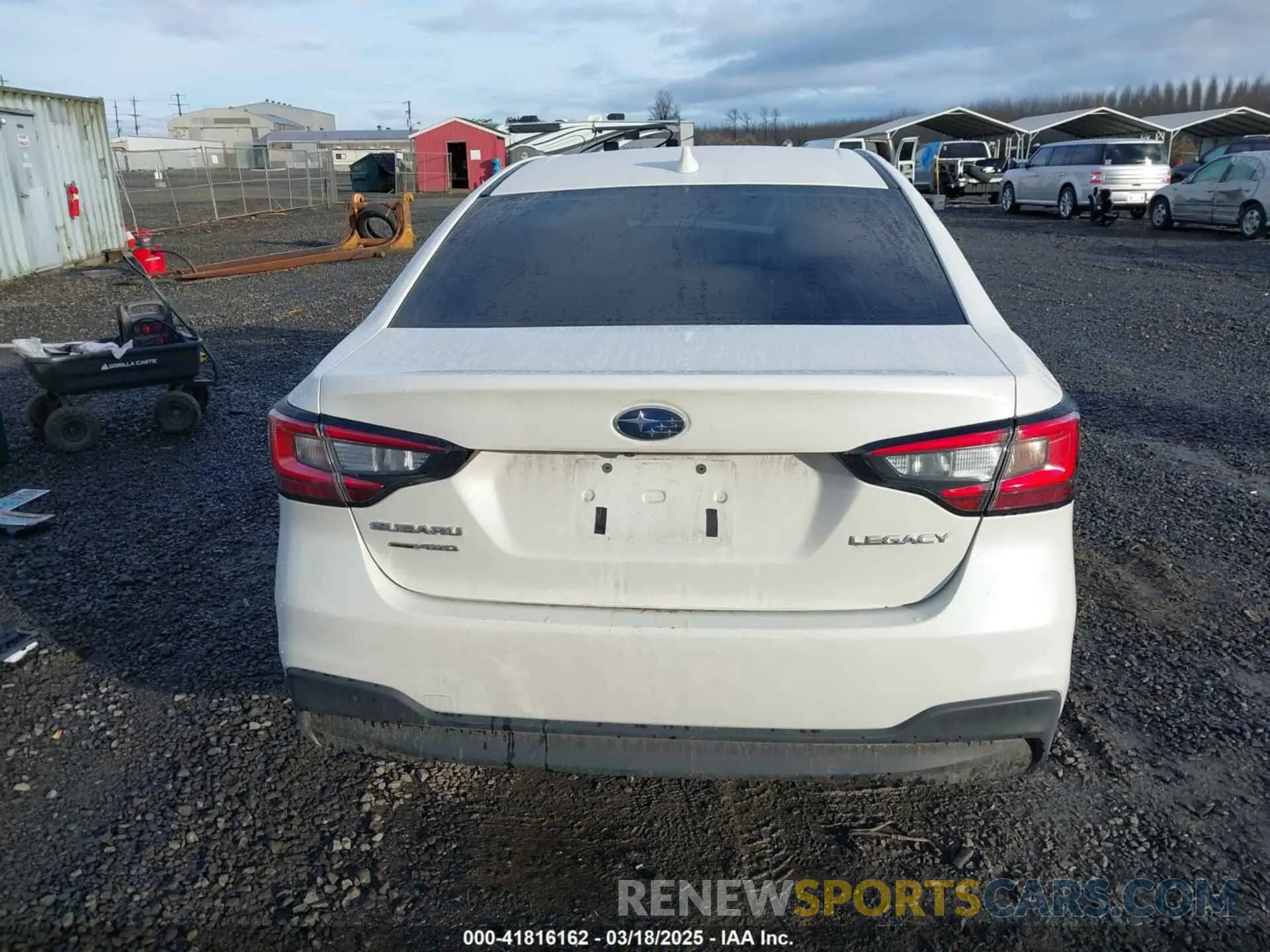 16 fotografías del automóvil dañado 4S3BWAF68S3002623 SUBARU LEGACY 2025