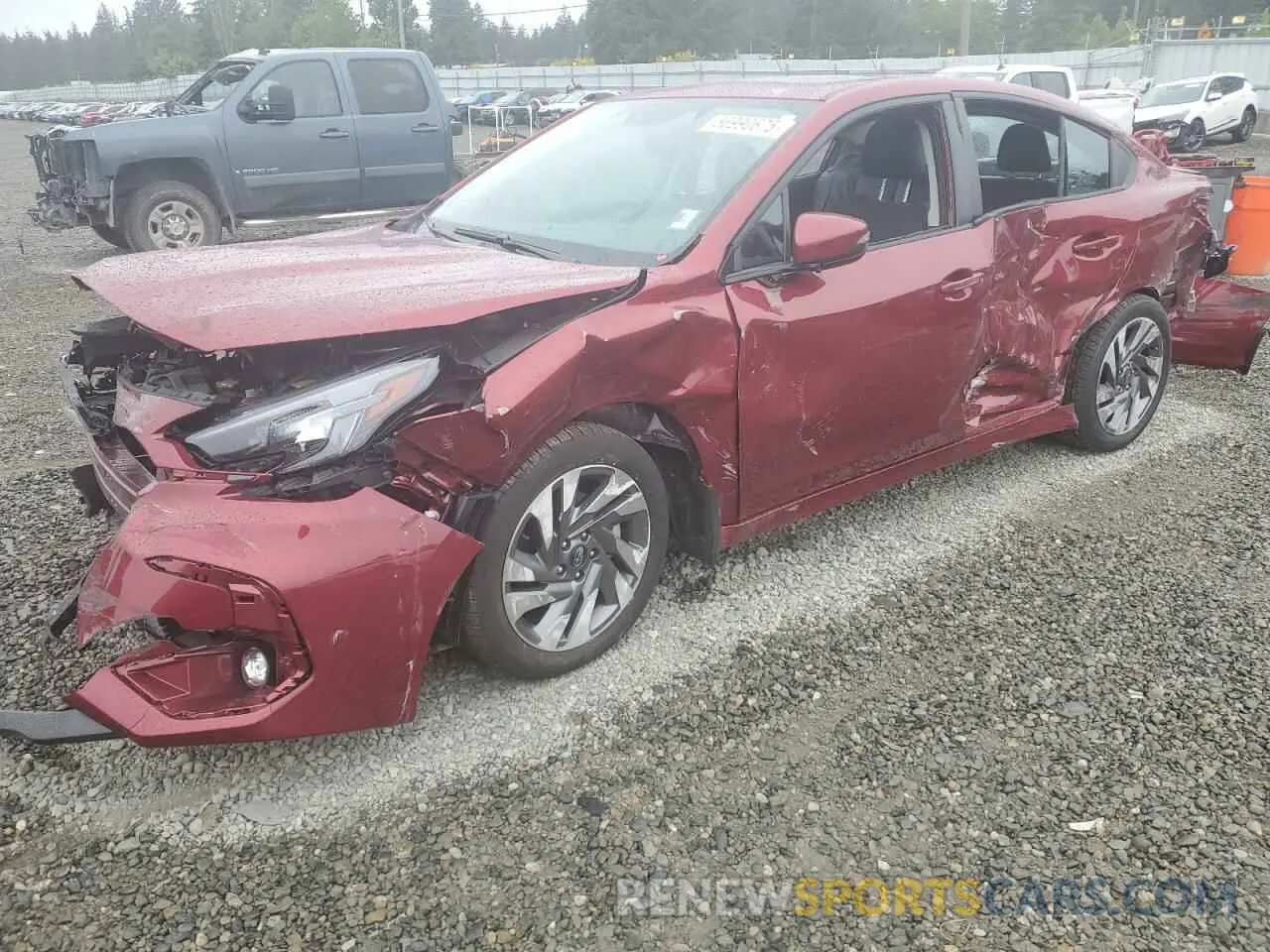 1 fotografías del automóvil dañado 4S3BWAN66S3011161 SUBARU LEGACY 2025